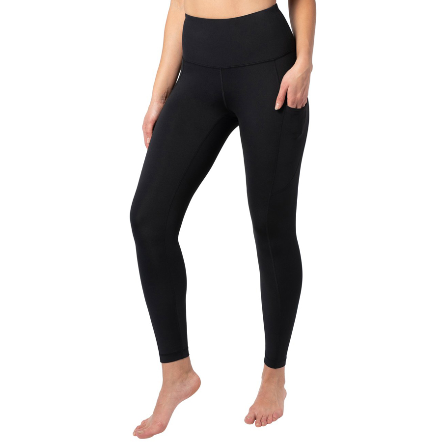 Contrast High Waist Plus Anti-Bacterial Breathable Quick Dry Full Length Print Yoga Pants Drawstring Closure Xxs Xs