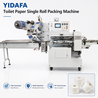 Máquina Cortadora de Papel Higiénico de Alta Velocidad Totalmente Automática Controlada por PLC de 1880 con Cortador Accionado por Servomotor