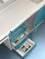 Meubles de laboratoire dentaire, banc de travail, bureau de clinique dentaire, armoires, tables de laboratoire
