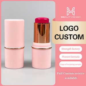 บลัชออนแบบแท่ง MLM Custom Makeup สำหรับแก้มและปาก เนื้อแมตต์  รับทำโลโก้ 11 สี  วีแกน ปราศจากการทดลองกับสัตว์ - Product Image 5