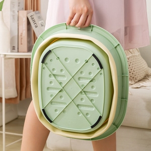 Folding Foot Bath Tub Plastic Massage Function Portable For Adult Foot Care - Product Image 3