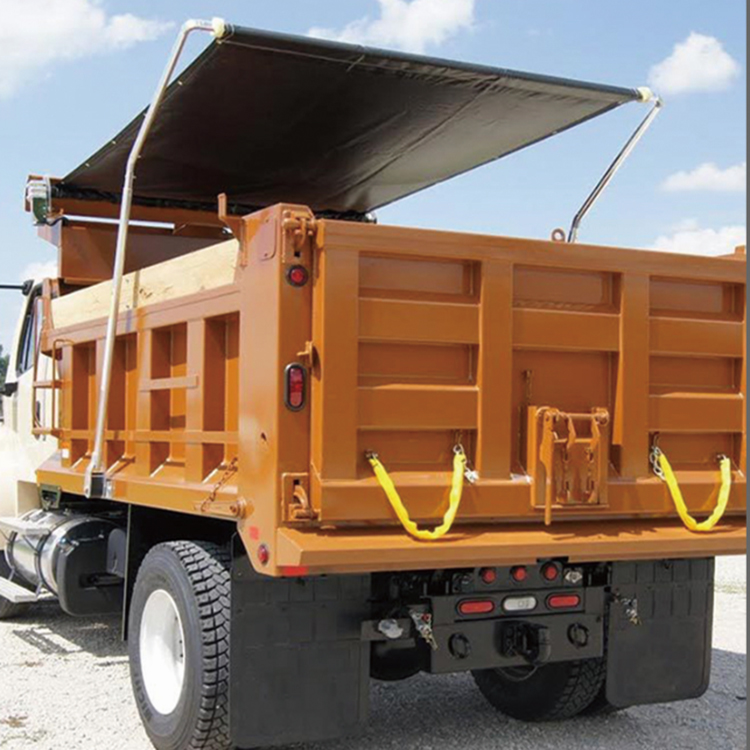 dump truck tarp system