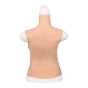 Sous-vêtements unisexe, faux <span class=keywords><strong>seins</strong></span> transgenres, <span class=keywords><strong>seins</strong></span> en silicone avec mamelons, demi-corps en silicone - Product Image 5