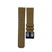 Bracelet de montre intelligente de luxe réglable en cuir véritable unisexe de qualité supérieure, imperméable, personnalisé, 18 mm, 20 mm, 22 mm, 24 mm