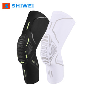 Genouillère Shiwei noire en EVA, absorption des chocs, pour basketball, course à pied, football, protection unisexe - Product Image 2