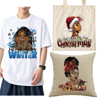 Étiquette de transfert thermique DTF la plus vendue pour t-shirts – Motifs prêts à poser, film d'impression par transfert thermique lavable, impression DTG