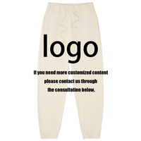 Pantalon de jogging ample en molleton doux et agréable pour la peau avec cordon de serrage – Essentiels décontractés pour hommes
