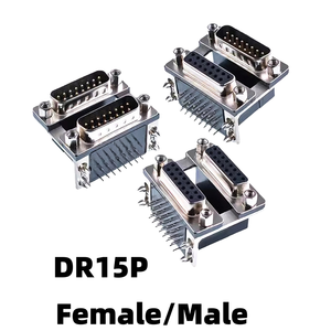 Conector DB9 Doble Apilado, Combinación Macho/Hembra en Ángulo Recto SMT, Alta Densidad de Puertos para Aplicaciones de PCB Personalizadas - Product Image 4