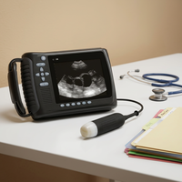 Échographe vétérinaire portable pour usage en clinique et sur site, diagnostic canin et porcin, instruments vétérinaires