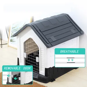 Pet House Manufacture Folding Pet House Windproof Plastic Water Proof Removable Indoor Outdoor Pet House