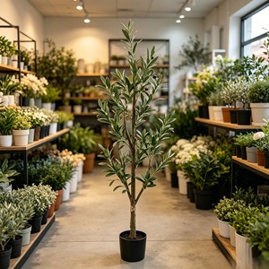 UV Resistant <b>Artificial</b> Olive Tree Faux <b>Potted</b> <b>Plant</b> <b>Large</b> Simulated Olive Tree <b>Outdoor</b> Indoor Landscape Decoration - Product Image 6