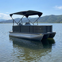 Yacht sportif australien de 15 pieds (4,5 m) en aluminium soudé, moteur diesel hors-bord, télécommande, certifié CE, pêche, petite taille