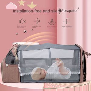 Mochila Térmica para Mamá con Cuna Colgante, Bolsas para Pañales Antimosquitos, Mochila para Pañales con Puerto de Carga USB - Product Image 2