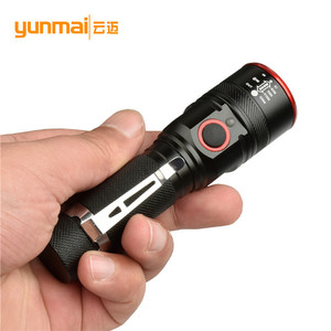 ไฟฉายพลังสูงระยะไกล Xml T6 แบบชาร์จได้พร้อมคลิปหนีบปากกา ไฟ LED สีขาว สำหรับเดินป่า ตั้งแคมป์ และใช้งานกลางแจ้ง - Product Image 5