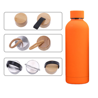 Gourde à Double paroi avec Logo personnalisé, bouteille d'eau isolée en acier inoxydable avec toucher doux
