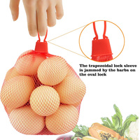 China Custom Fruit & Vegetable Plastic PP Mesh Net Bag Drawstring Mesh Bag PP Mesh Tote Bag Verpakking