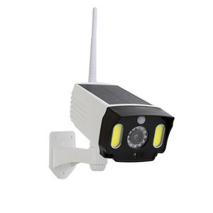 Lampe solaire à détecteur de mouvement, caméra factice étanche, projecteur extérieur/intérieur, lampe murale de jardin, COB - Product Image 1