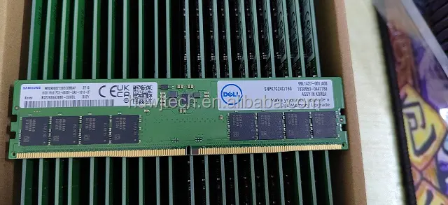 DELL sunucu ram DDR4 DDR5 16gb 32g 64g 2933MHz 3200MHz RDIMM sunucu Ram bellek