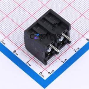 6PCV-02-006 Barrier Terminal Block Through hole Component (THT),P=9.53mm Connector Three Sides 9.53mm 1x2P 2P - Product Image 2