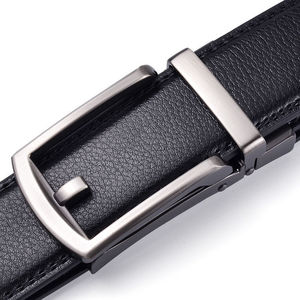 Cinturón de Cuero de Dos Capas con Hebilla Automática Universal <span class=keywords><strong>para</strong></span> <span class=keywords><strong>Hombre</strong></span>, Cinturón de Negocios <span class=keywords><strong>para</strong></span> Pantalones <span class=keywords><strong>Vaqueros</strong></span>, Cinturón de Alta Gama <span class=keywords><strong>para</strong></span> <span class=keywords><strong>Hombre</strong></span> - Product Image 3