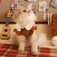 Pull anti-chute de poils style Argyle Preppy pour chats, Ragdolls, petits animaux et pulls chauds pour chiens – Collection Automne/Hiver