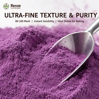 Poudre d'Ube Naturelle, Extrait de Patate Douce Violette, Riche en Anthocyanes, Colorant Alimentaire et Arôme pour Boulangerie, Bubble Tea, Crème Glacée