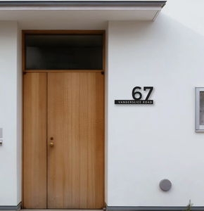 ป้ายเลขที่บ้านโลหะ 3 มิติ แบบลอยได้ กันน้ำ สำหรับบ้าน สวน ตู้จดหมาย ป้ายที่อยู่ ขายส่ง - Product Image 3