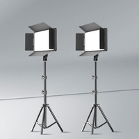 Portable 55W LED Photo Studio Light avec Trépied Panneau Réglable Lampe pour YouTube Gaming Live Video Maquillage Enregistrement Photographie