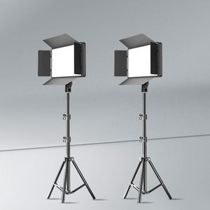 Portable 55W <span class=keywords><strong>LED</strong></span> Photo Studio <span class=keywords><strong>Light</strong></span> avec Trépied Panneau Réglable Lampe pour YouTube Gaming Live <span class=keywords><strong>Video</strong></span> Maquillage Enregistrement Photographie - Product Image 2