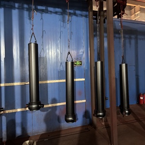 Cylindre hydraulique multi-étages à montage frontal de qualité supérieure pour camion à benne basculante, 6 étages, simple action, avec tige chromée - Product Image 3