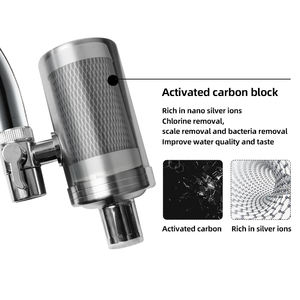 Nouveau produit 2023 : Robinet <span class=keywords><strong>de</strong></span> <span class=keywords><strong>cuisine</strong></span> avec filtre purificateur d'eau en acier inoxydable SUS 304, longue durée <span class=keywords><strong>de</strong></span> <span class=keywords><strong>vie</strong></span> - Product Image 2