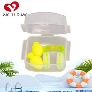 Pinza Nasal y Tapones para los Oídos, Suministros de Natación para Adultos y Niños, Juego de Protección Impermeable de Silicona, Tapones para los Oídos para Entrenamiento en Piscina - Product Image 2