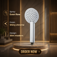 Pommeau de Douche Moderne TM-3021 en Promotion Usine avec Haute Pression et Économie d'Eau, Finition Chromée pour Salle de Bain, Garantie 2 Ans