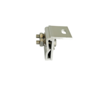 Supports de montage verticaux en alliage d'aluminium anodisé pour systèmes solaires photovoltaïques sur toiture