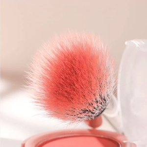 แปรงแต่งหน้าแบบใหม่ ด้ามไม้ ขนแปรงแบบจุดเดียว หัวแบน ขนแปรงวูล สำหรับปัดแก้ม แต่งหน้าแบบสปอตไลท์  พร้อมโลโก้แบบกำหนดเองได้ - Product Image 3