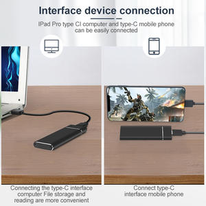 TYPE-C 3.1 to <span class=keywords><strong>M</strong></span>.2 NGFF SATA プロトコル SSD ソリッドアルミニウム合金エンクロージャ 超高速拡張 2TB ZD-SE02 深セン - Product Image 5