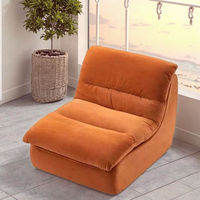 Ensemble de canapés et fauteuils relax en velours, compressés sous vide, avec cadre en mousse et emballés sous sac de compression, design moderne, pour salon, balcon, hôtel, hôpital