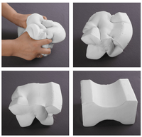 Mousse à mémoire De forme Orthopédique genou douleur Jambe Soutien Contour Espace Jambe Oreiller de beauté