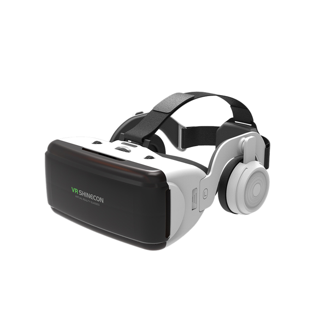 G06E Headset Version VR Glasses Virtual Reality Mobile Phone 3D Support Shutter 3D 3.5mm Interface 4-6 Inch Head-mounted