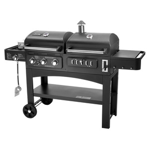 Barbecue extérieur transfrontalier au charbon et au gaz, double usage, grande taille, sans fumée, pour hôtel, villa, cour, modèle 4518 - Product Image 5