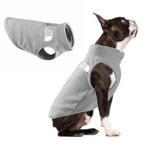 Winter Eco-friendly Fleece <strong>Coat</strong> for Medium Small Dogs XL <strong>French</strong> <strong>Bulldog</strong> Cat Vest Striped Pattern Classics Design Pet Accessories - Product Image 4