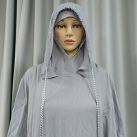 Modèle Tendance Robe de Prière en Coton pour le Ramadan, Abaya Musulmane Modeste, Djellaba de Dubaï Turquie, Vêtement Islamique d'Afrique, Robe Kaftan pour Femme Musulmane