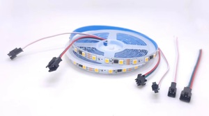 3000K ấm trắng SMD5050 60Led 12V 24V 12W IP20 IP67 IP65 IP68 1903 2811 16703 IC pixel địa chỉ SPI thông minh <span class=keywords><strong>LED</strong></span> Strip - Product Image 4