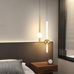 Style scandinave moderne villa simple hôtel restaurant bar bar pendentif <span class=keywords><strong>fil</strong></span> led lumière vers le bas - Product Image 4