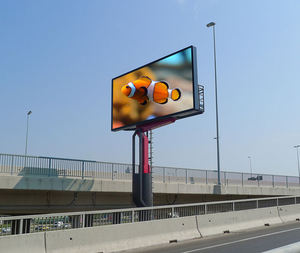 Panneaux LED programmables, panneau d'affichage numérique LED pour autoroute, écran publicitaire extérieur monté sur poteau P5 LED - Product Image 5