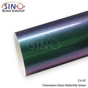 <span class=keywords><strong>CV</strong></span>-06 Caméléon <span class=keywords><strong>Bleu</strong></span> Brillant à Violet Récupérable Voiture Et Vélo Wrap Vinyle Véhicule Conception Couverture Film D'emballage - Product Image 4
