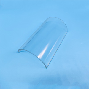 Verre en <span class=keywords><strong>acier</strong></span> incurvé transparent <span class=keywords><strong>pour</strong></span> appareil ménager intelligent Panneau <span class=keywords><strong>trempé</strong></span> en forme d'arc <span class=keywords><strong>pour</strong></span> décoration de salle de bain extérieure - Product Image 2