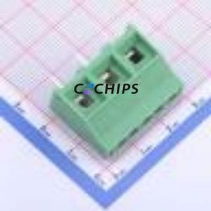 XY130-9.5-3P Screw Terminal Block Through hole Component (THT),P=9.5mm Connector 1x3P 9.5mm Through Hole 3P - Product Image 1