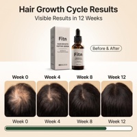 Serum Pertumbuhan Rambut Vegan Biotin Squalane Perawatan Kulit Kepala yang Menutrisi Tanpa Prostaglandin Bersertifikat GMPC Label Pribadi OEM Grosir