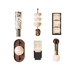Lámpara de pared moderna con pantalla de tela, luz LED, base E27, para dormitorio, sala de estar, pasillo, estudio, habitación de invitados - Product Image 5